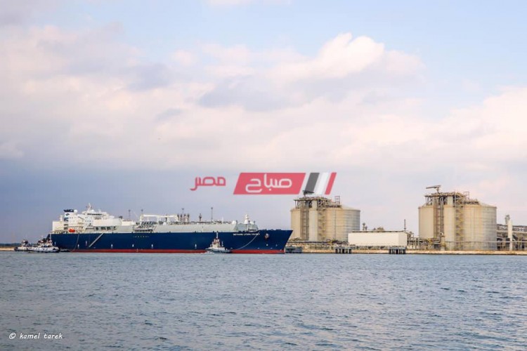 ميناء دمياط: تصدير 61 الف طن من الغاز المسال إلى اسبانيا