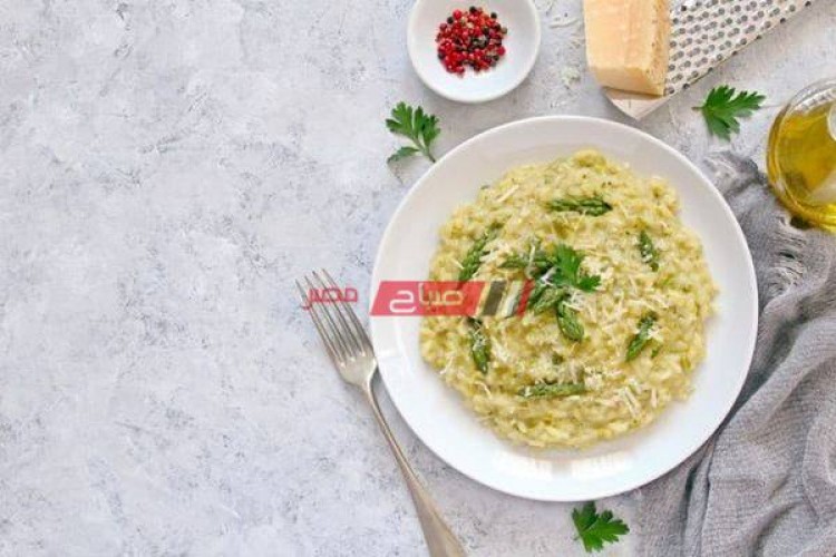 طريقة عمل الريزوتو بالهليون من المطبخ الإيطالي كأشهي عزومات في شهر رمضان ٢٠٢١