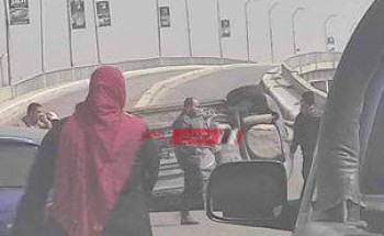 انقلاب سيارة علي طريق رأس البر بدمياط واصابة قائدها