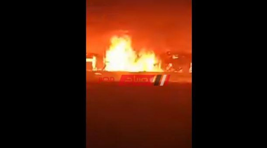 بالفيديو اخماد حريق هائل نشب في مزرعة دواجن بدمياط دون وفيات