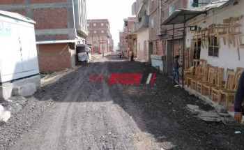 الانتهاء من رصف 3 شوارع بحي الجمرك في محافظة الإسكندرية
