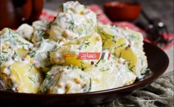 طريقة عمل سلطة البطاطس بالزبادي والمايونيز من ضمن وصفات مقبلات شهر رمضان ٢٠٢١