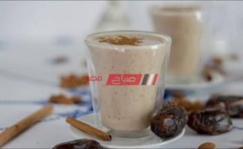 طريقة عمل سموذي التمر بالقرفة لأحلي مشروب في شهر رمضان الكريم 2021