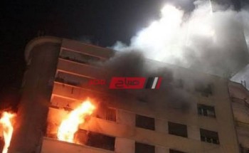 إصابة أم وطفليها في اشتعال النيران داخل شقتهم السكنية في الإسكندرية