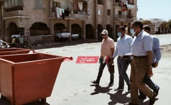 رئيس مدينة دمياط والسكرتير العام المساعد يتفقدان منطقه شطا