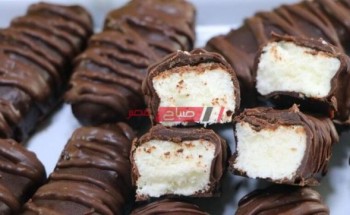 طريقة عمل حلوى الشوكولاتة بجوز الهند “باونتى” من ضمن حلويات عيد الفطر المبارك 2021 على طريقة الشيف فاطمة ابو حاتى