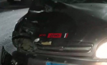 مصرع واصابة 3 اطفال.. ننشر صورة حادث طريق دمياط – بورسعيد