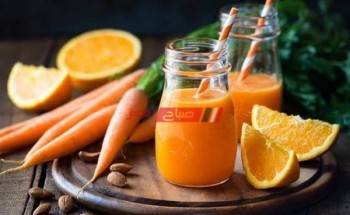طريقة عمل عصير البرتقال والجزر لون وطعم مميز في عيد الفطر المبارك 2021