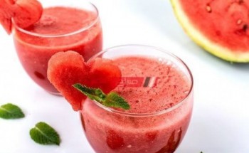 طريقة عمل عصير البطيخ بطعم شهي ولذيذ من مشروبات عيد الفطر المبارك 2021
