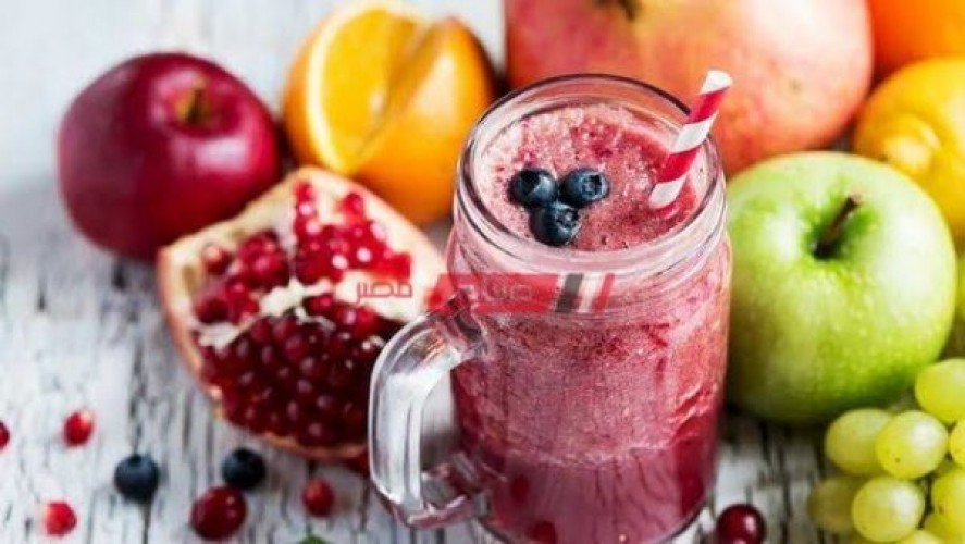 طريقة عمل عصير كوكتيل الفواكه في المنزل مثل الجاهز لمشروب لذيذ في رمضان الكريم 2021