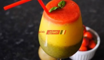 طريقة عمل عصير كوكتيل فواكة الفراولة والموز والأناناس أفضل العصائر الرمضانية في رمضان 2021 علي طريقة الشيف أميرة شنب