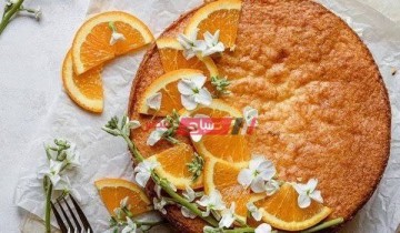 طريقة عمل كيكة الذرة بالبرتقال والزعفران بطعم جديد ومختلف