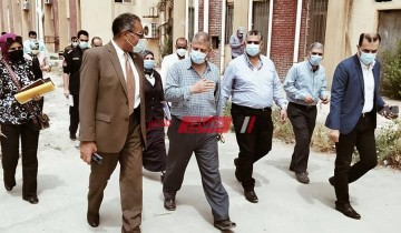 سكرتير عام مساعد محافظة دمياط يتابع عملية ادارة استهلاك الأكسجين في مستشفى كفر سعد