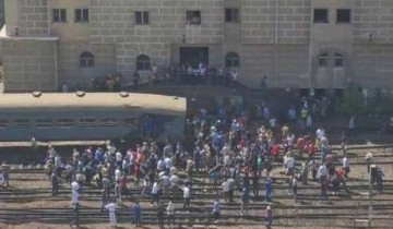 إصابة 40 شخص في حادث قطار الإسكندرية ولا وفيات
