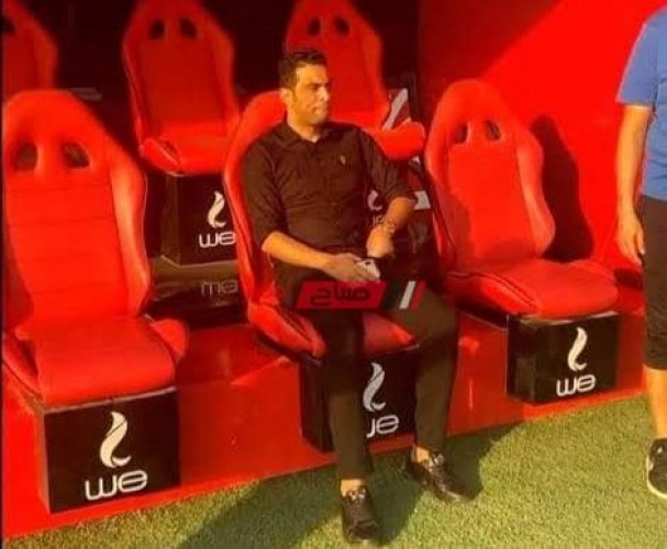 شادي محمد يؤازر لاعبي الأهلي في مران التتش