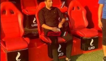 شادي محمد يؤازر لاعبي الأهلي في مران التتش