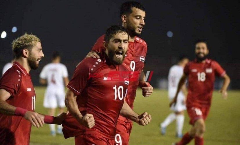 موعد مباراة سوريا وجزر المالديف تصفيات كأس العالم 2022 والقنوات الناقلة