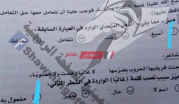 تسريب امتحان العربي 3 ثانوي أدبي بعد دقائق على جروبات تليجرام