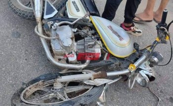 إصابة شخصين فى حادث تصادم بين دراجتين بخارتين على طريق بورسعيد بدمياط