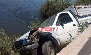 بالصور وقوع حادث تصادم مروع على طريق رأس البر بدمياط