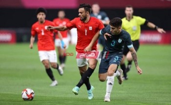 مصر تتلقى هزيمة أمام الأرجنتين في أولمبياد طوكيو