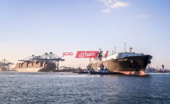 ميناء دمياط يعلن تصدير شحنة جديدة من الغاز المسال بإجمالي 61 آلف طن