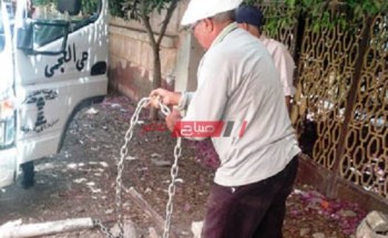 إزالة تعديات “حمو بيكا” أمام منزله في البيطاش بحي العجمي في الإسكندرية
