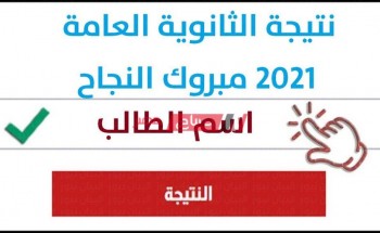 روابط استعلام عن نتيجة الثانوية العامة 2021 مصر من وزارة التربية والتعليم
