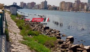 حملات مكثفة لرفع كفاءة جريف كورنيش النيل بدمياط