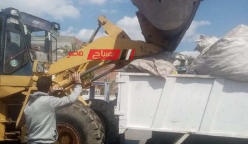 حملة مكبرة تتصدى لمخازن الخردة في قرية الرياض بدمياط وضبط 1.5 طن مخلفات