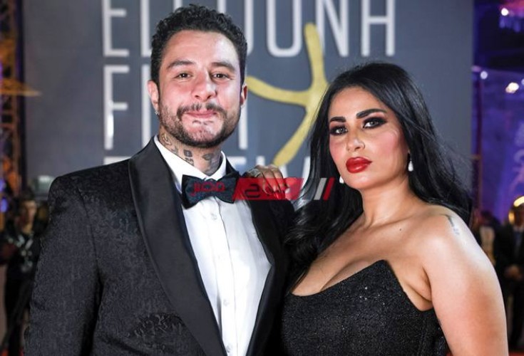 بالفيديو أحمد الفيشاوي وزوجته يتبادلا القبلات من جديد