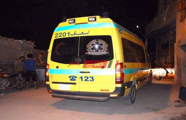 اصابة شخص جراء حادث تصادم 3 سيارات ملاكي على طريق دمياط – بورسعيد