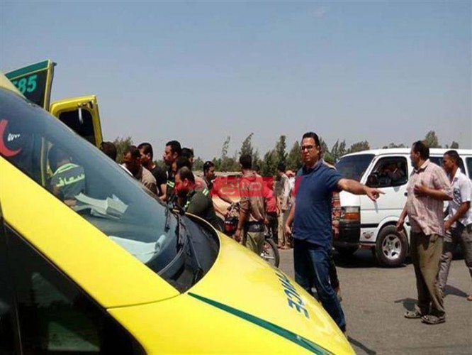 صور وفيديو التفاصيل الكاملة لوقوع حادث طريق فارسكور – دمياط امام قرية كفر العرب وفاة 5 واصابة 7 اخرين
