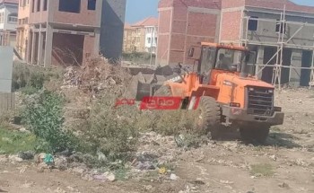 حملات مكبرة في رأس البر لإزالة مخلفات منطقة الامتداد العمراني
