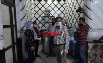 رئيس محلية الزرقا بدمياط: تحرير محاضر مخالفة لعدم إرتداء الكمامة