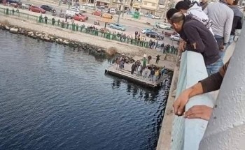 الحادث الاسبوعي .. انتشال الشاب الغريق في مياه نهر النيل اسفل كوبري دمياط العلوي