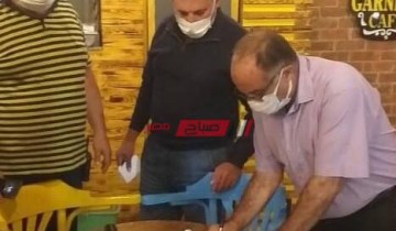 تغريم 27 مواطن لعدم ارتداء الكمامة في حملات مكبرة بدمياط