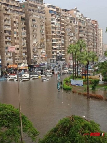 الأحد عواصف رعدية وامطار غزيرة تضرب الإسكندرية في ثاني ايام نوة قاسم