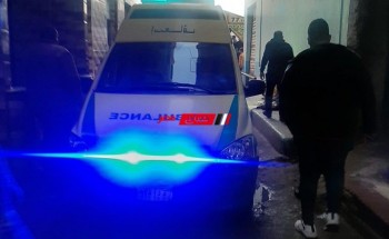 مصرع شخص واصابه نجله في حادث تصادم سيارتين على طريق فارسكور بدمياط