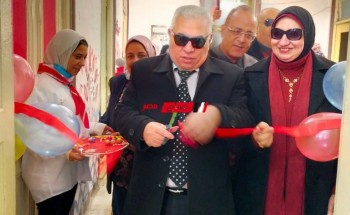 افتتاح اول مكتبة إلكترونية للمكفوفين وضعاف الأبصار بمدرسة النور في الإسكندرية