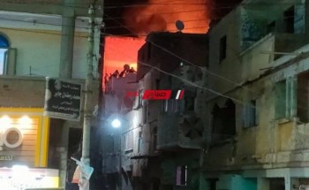 السيطرة على حريق محدود داخل منزل بمركز كفر سعد فى دمياط