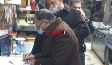 حملة متابعه الإجراءات الإحترازيه بدمياط تغرم 18 مواطن لعدم ارتداء الكمامة