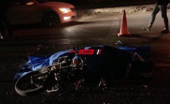 بالأسماء وفاة 4 اشخاص جراء حادث دراجة بخارية على طريق دمياط الجديدة