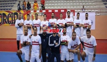 كرة يد نتيجة مباراة الزمالك والحشد البطولة العربية لكرة اليد