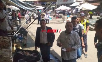 تحرير 14 محضر مخالفة لعدم الاعلان عن الاسعار والشهادات الصحية برأس البر