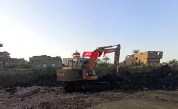 ايقاف اعمال حفر خارج الحيز العمراني بدمياط