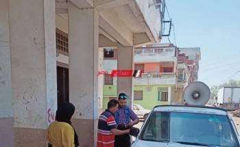 حملة للتصدى لمكبرات صوت الباعة الجائلين في فارسكور بدمياط