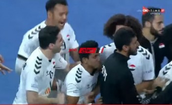 كرة يد نتيجة مباراة مصر والرأس الأخضر