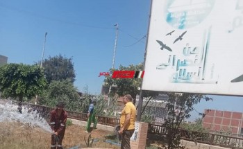 حملات نظافه وتجريف بمحيط المجازر في دمياط إستعدادا لعيد الأضحى المبارك