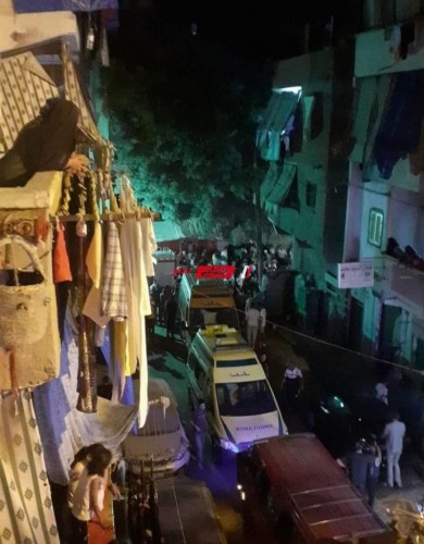 انهيار عقار مأهول بالسكان بسبب انفجار اسطوانة غاز في منطقة الرمل الميري بمحافظة الإسكندرية